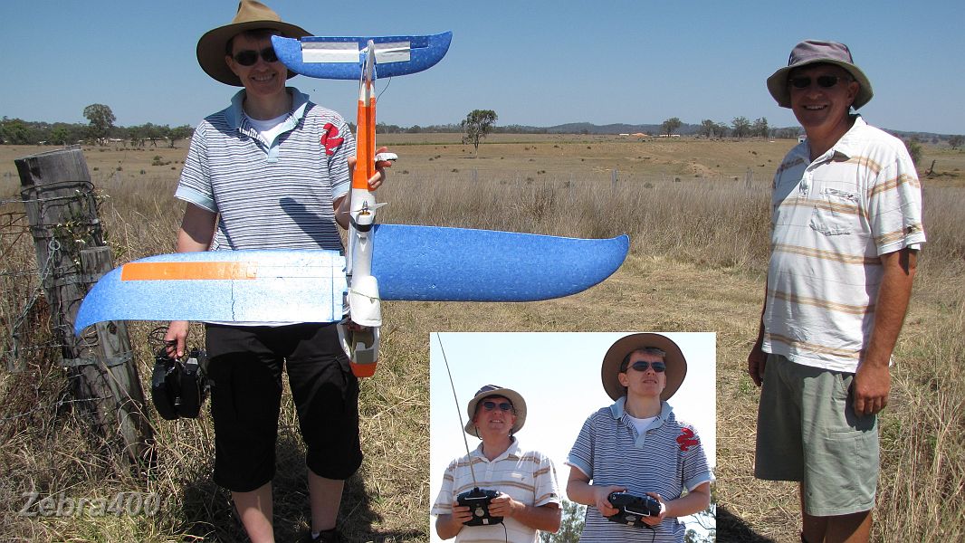 32-At the end of our trip, Heidi & John (her brother) enjoy flying in Warwick - Pity about the crash landing.jpg